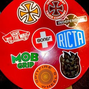 Skateboarding sticker pack